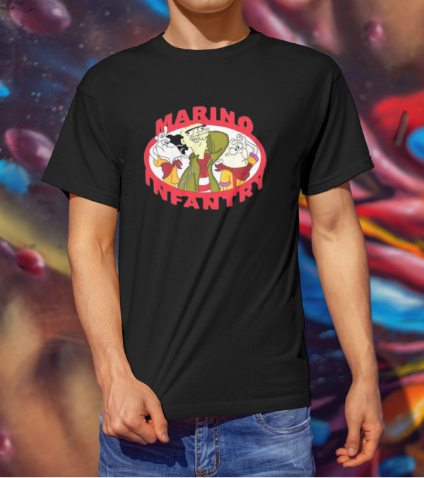 Marino Infantry Ed Edd N Eddy Collaboration Apparel Featuring Iconic Cartoon Characters T-Shirt