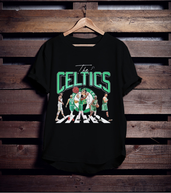 The Celtics Jrue Holiday Jayson Tatum Jaylen Brown Derrick White Al Horford Signatures Team Players T-Shirt