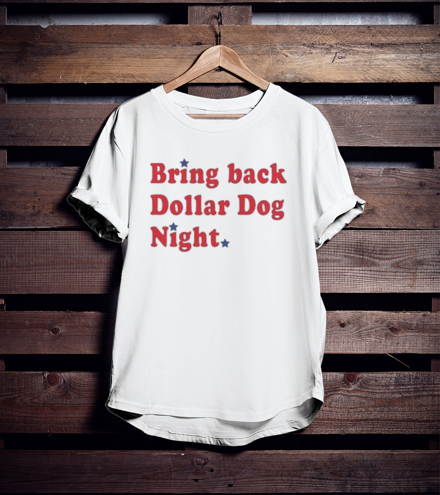 Bring Back Dollar Dog Night Nostalgia With Red Stars T-Shirt