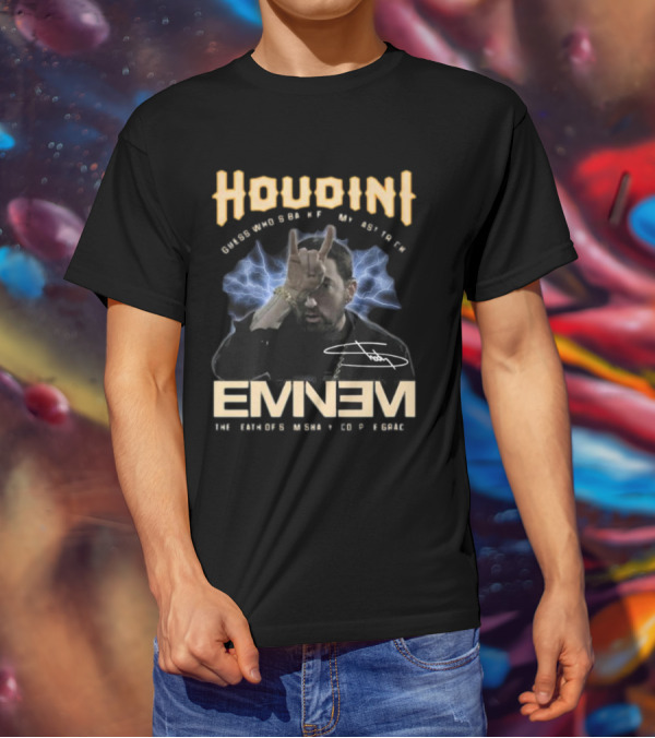 Houdini Guess Who’s Back For My Last Trick Eminem The Death Of Slim Shady T-Shirt