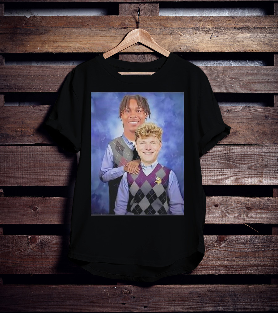 Step Brothers Justin Jefferson JJ McCarthy Minnesota Vikings T-Shirt