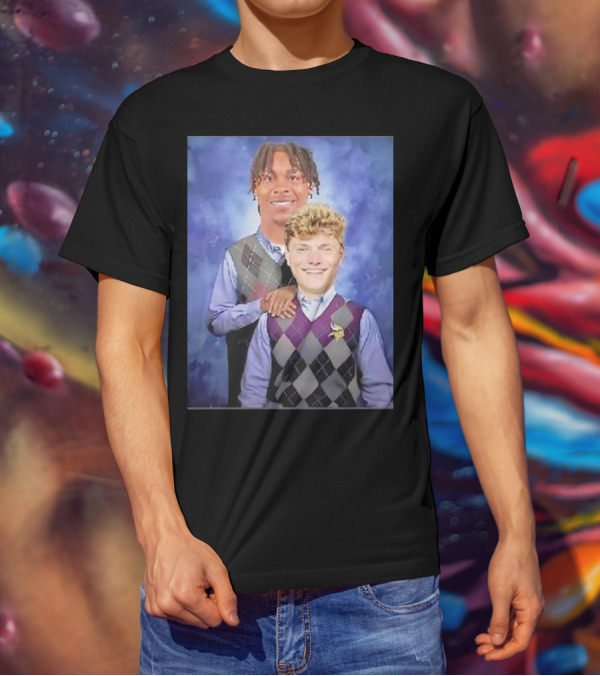 Step Brothers Justin Jefferson JJ McCarthy Minnesota Vikings T-Shirt