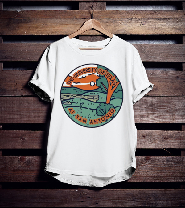 Orange UTSA Roadrunners Scenic The University Of Texas At San Antonio Comfort Colors T-Shirt