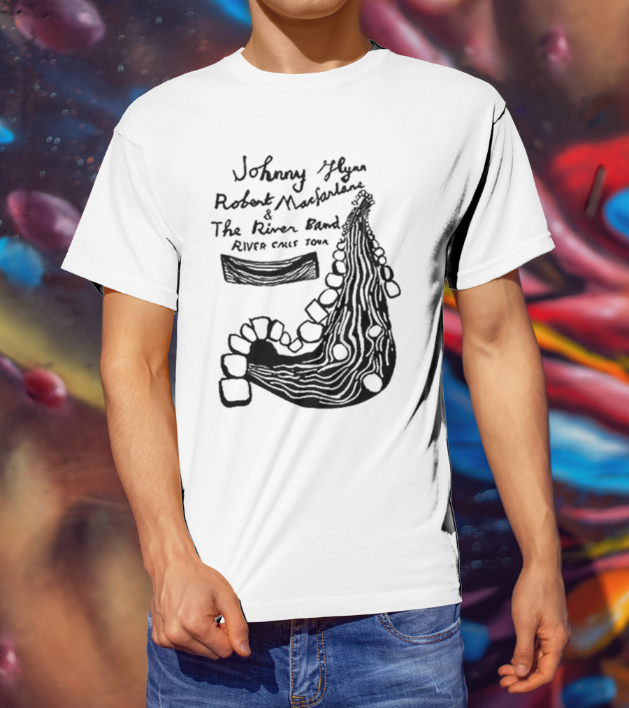Johnny Flynn Robert Macfarlane And The River Band River Calls Tour T-Shirt