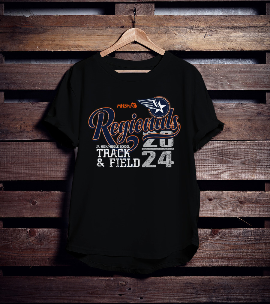 MHSAA Regionals Jr. High/Middle School Track And Field T-Shirt