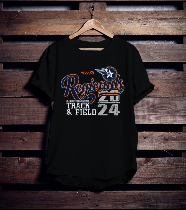 MHSAA Regionals Jr. High/Middle School Track And Field T-Shirt