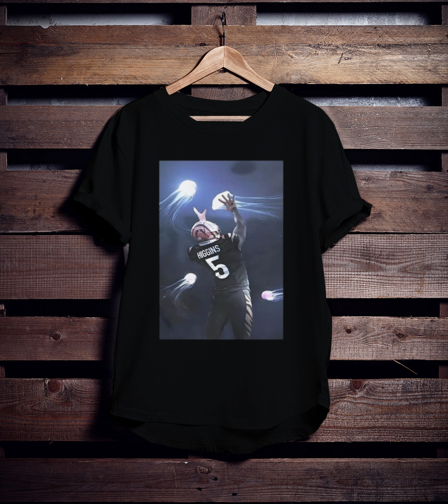 Higgins 5 Football Catching Jellyfish T-Shirt