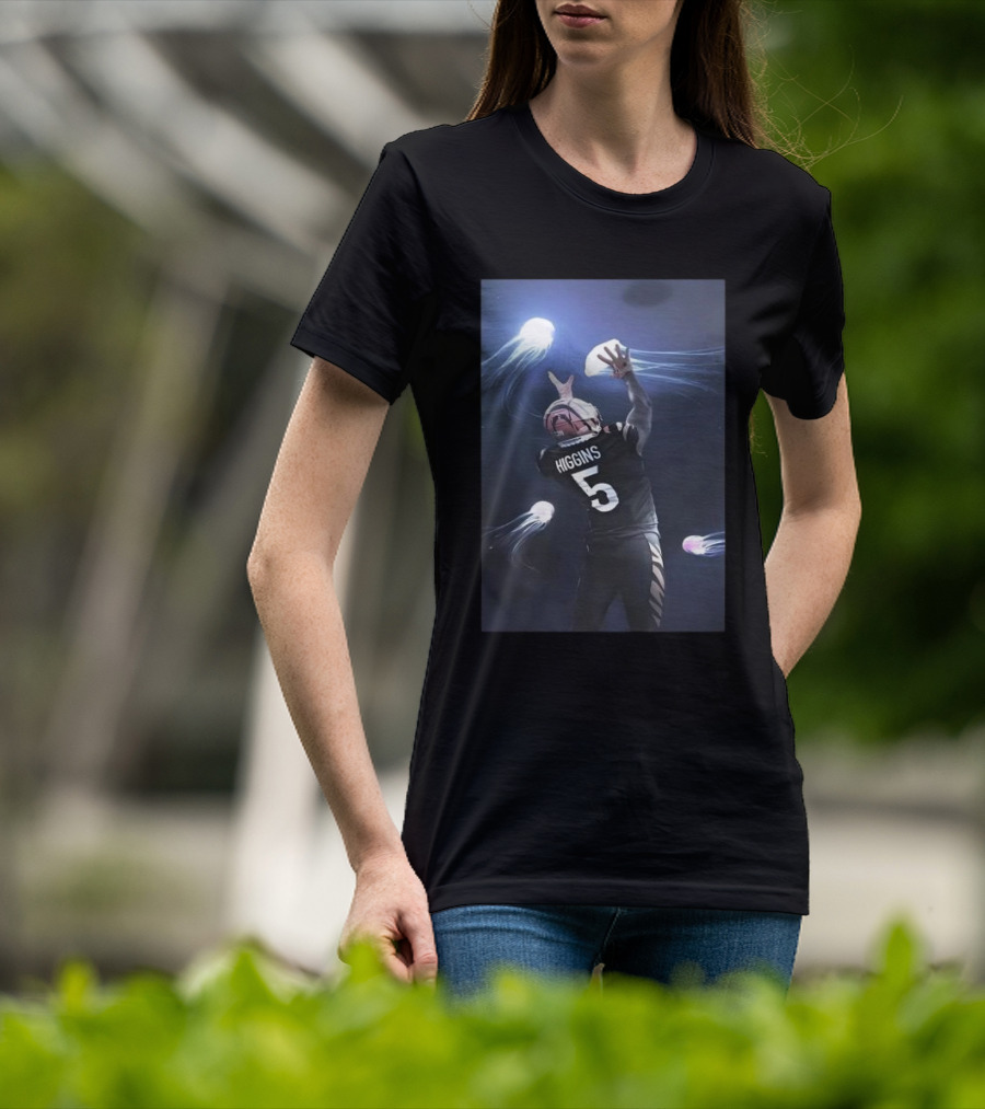 Higgins 5 Football Catching Jellyfish T-Shirt