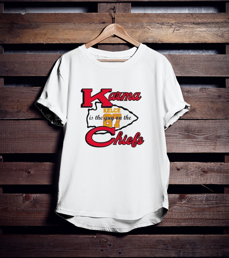 Karma Kelce 87 Is The Guy On The Chiefs T-Shirt