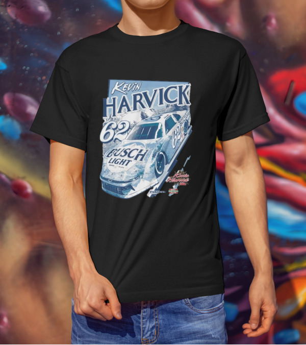 Kevin Harvick 62 Busch Light Racing Car At 5 Flags Speedway June 28 T-Shirt