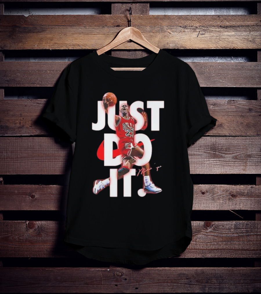 Michael Jordan Just Do It Bulls 23 Signature T-Shirt