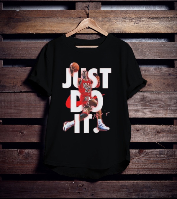 Michael Jordan Just Do It Bulls 23 Signature T-Shirt