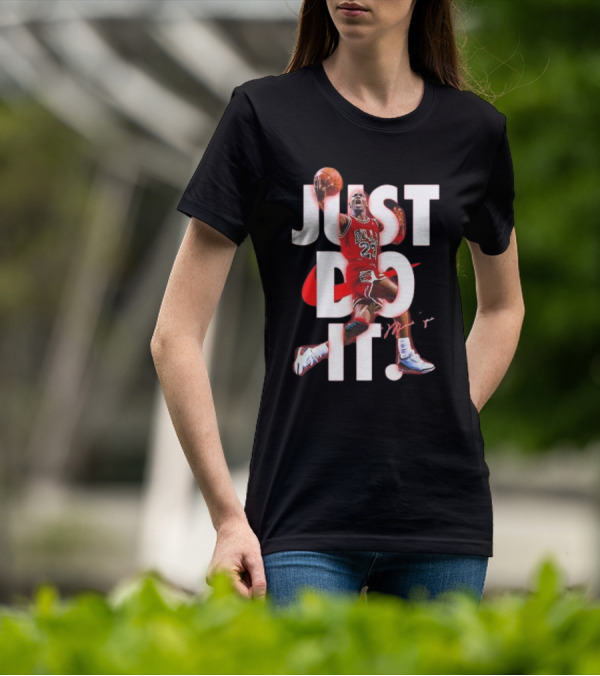 Michael Jordan Just Do It Bulls 23 Signature T-Shirt