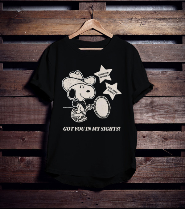 Shotgun Sinners Wild-Eyed Jokers Got You In My Sights T-Shirt