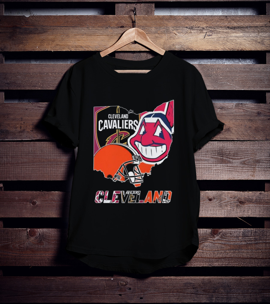 Cleveland Cavaliers Browns Indians Sports Team T-Shirt