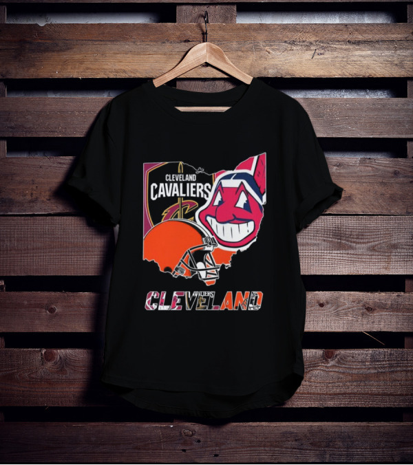Cleveland Cavaliers Browns Indians Sports Team T-Shirt