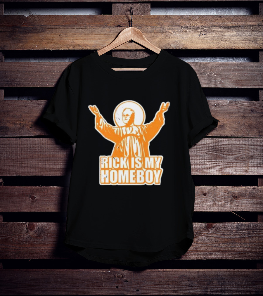 Knoxville Johnny Rick Is My Homeboy Orange T-Shirt