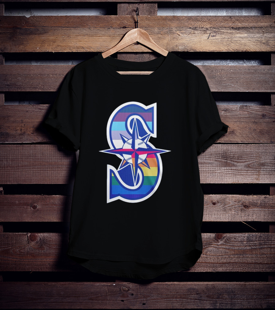 Mariners Pride Month Rainbow T-Shirt