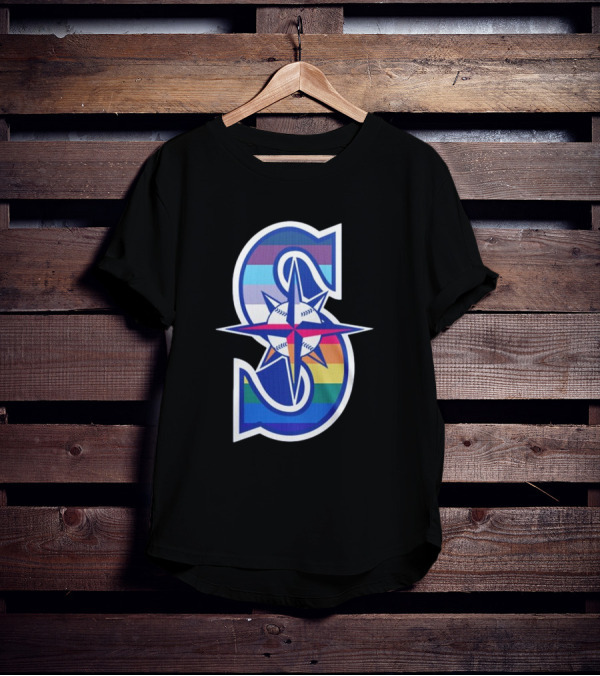 Mariners Pride Month Rainbow T-Shirt
