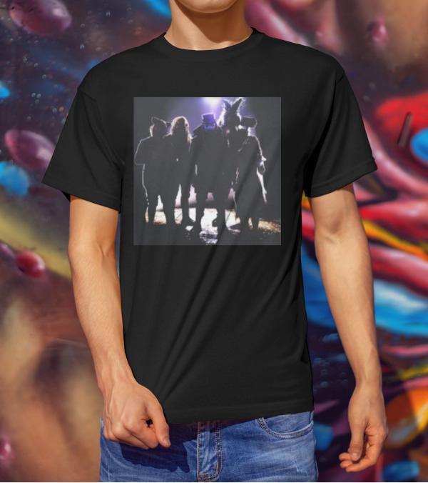 Fightful Wrestling Wyatt Sicks Illuminated Shadow Group Photo T-Shirt