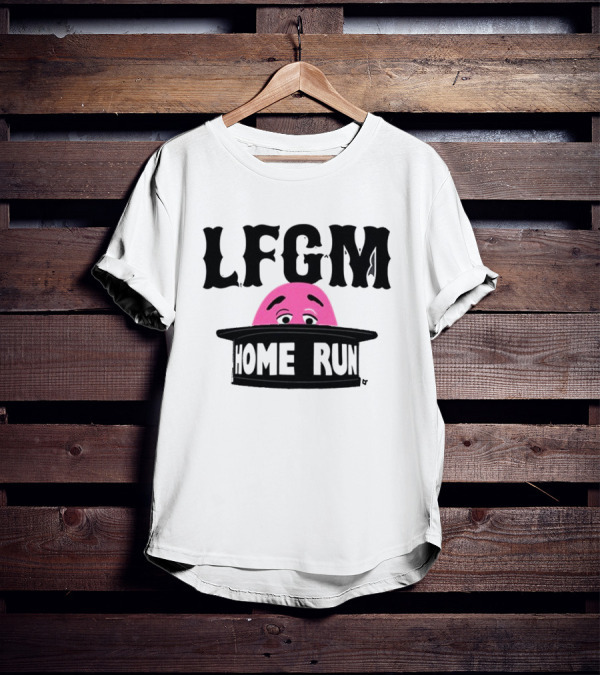 LFGM Grimace Home Run Hat Peeking T-Shirt