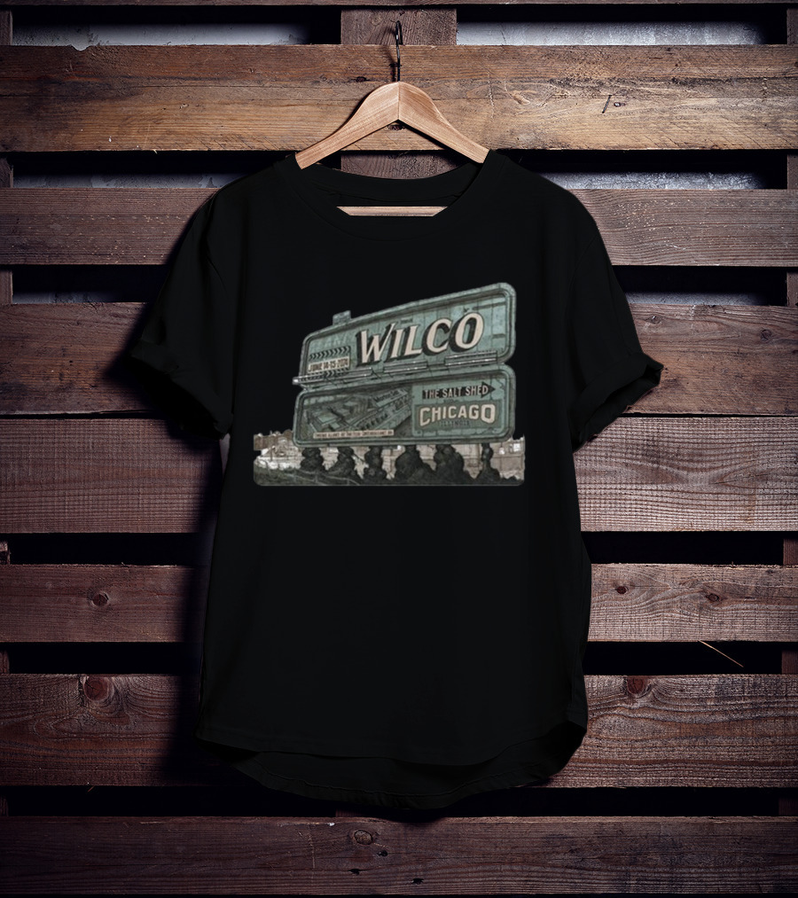 Wilco The Salt Shed Chicago June 14-15 Billboard T-Shirt