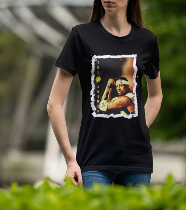 Allen Iverson The Answer Basketball Legend T-Shirt
