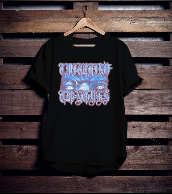 Twitching Tongues Eyes Alien Glare T-Shirt