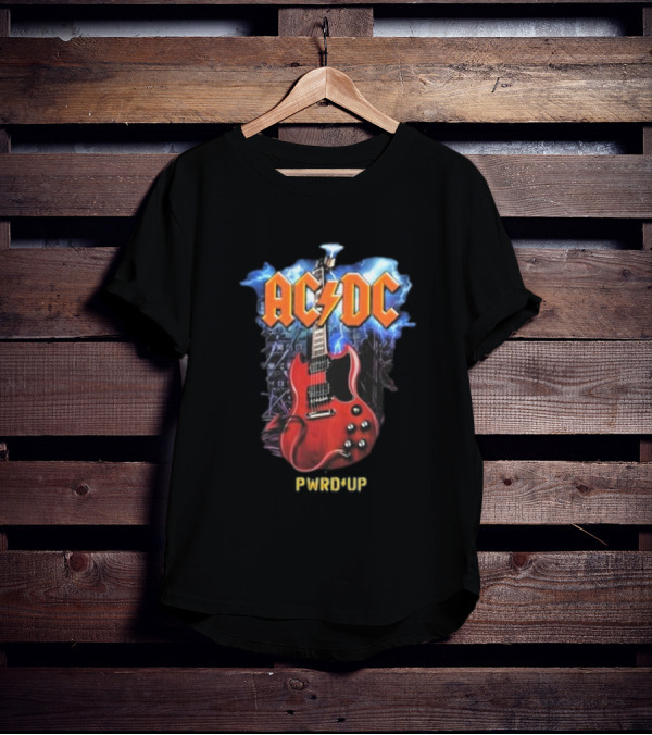 ACDC PWRD Up Angus Guitar Tour T-Shirt