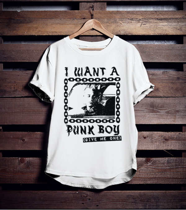 I Want A Punk Boy Give Me One Chain T-Shirt
