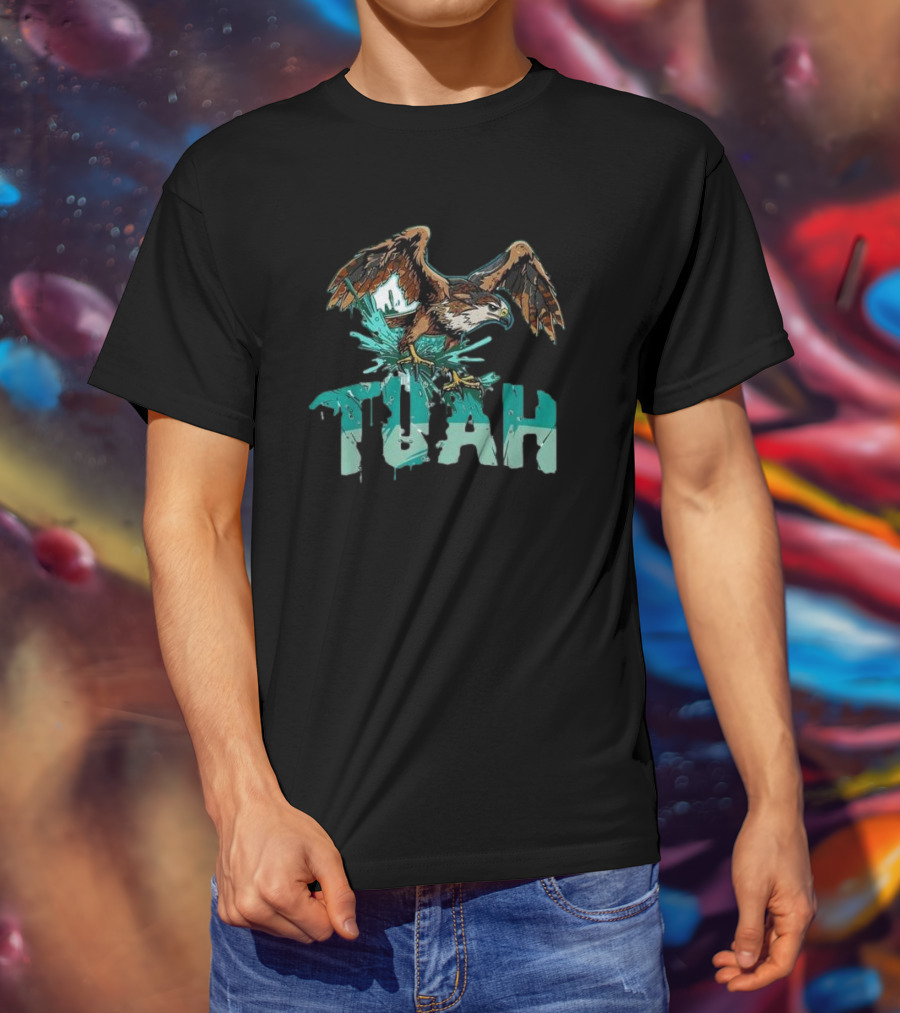 Bryce Harper Hawk Tuah With Powerful Eagle T-Shirt