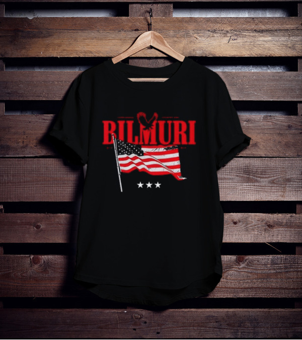 Bilmuri Corn Based Country Emo American Flag Stars Eagle T-Shirt