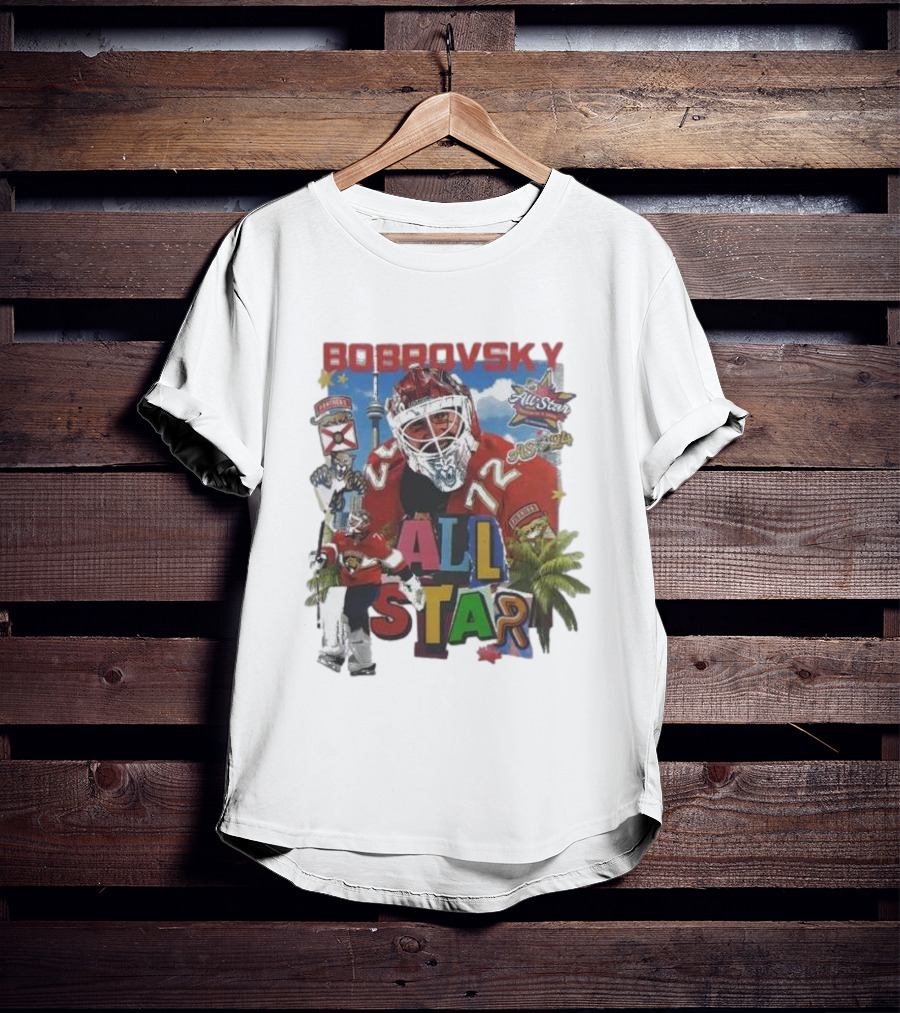 Bobrovsky All Star 72 Florida Panthers NHL T-Shirt