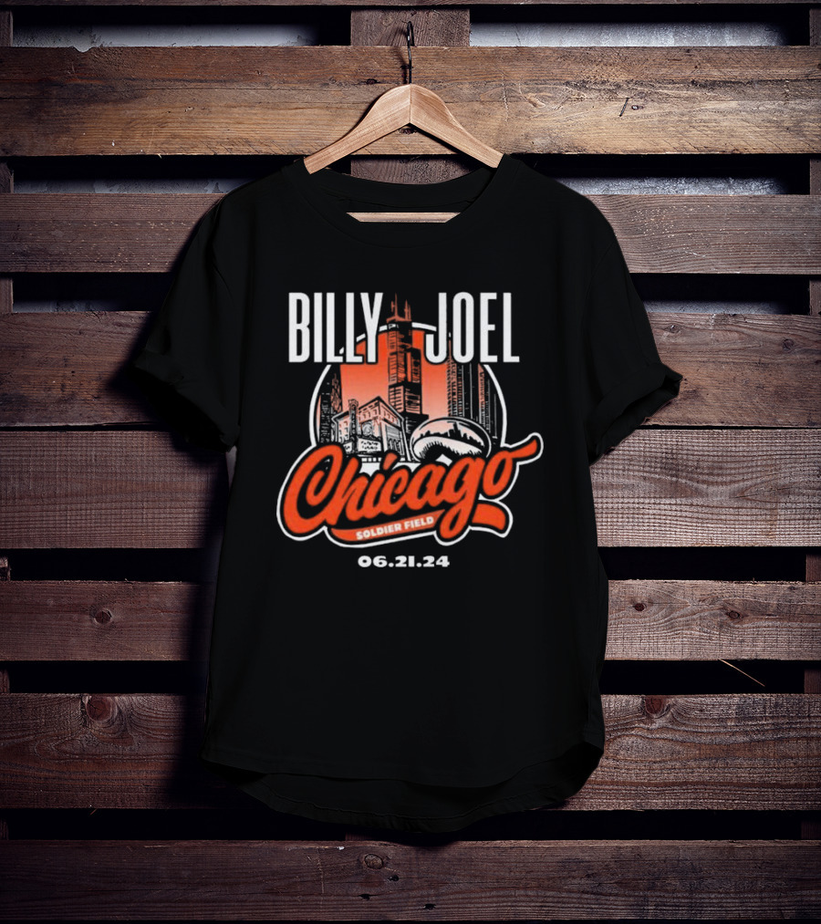 Billy Joel Chicago Soldier Field 06.21.24 T-Shirt