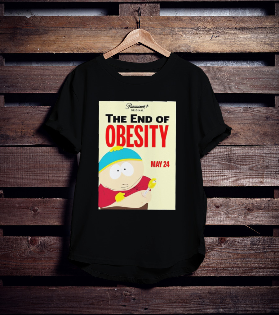 Paramount Original The End Of Obesity May 24 Featuring Iconic Cartoon Character T-Shirt