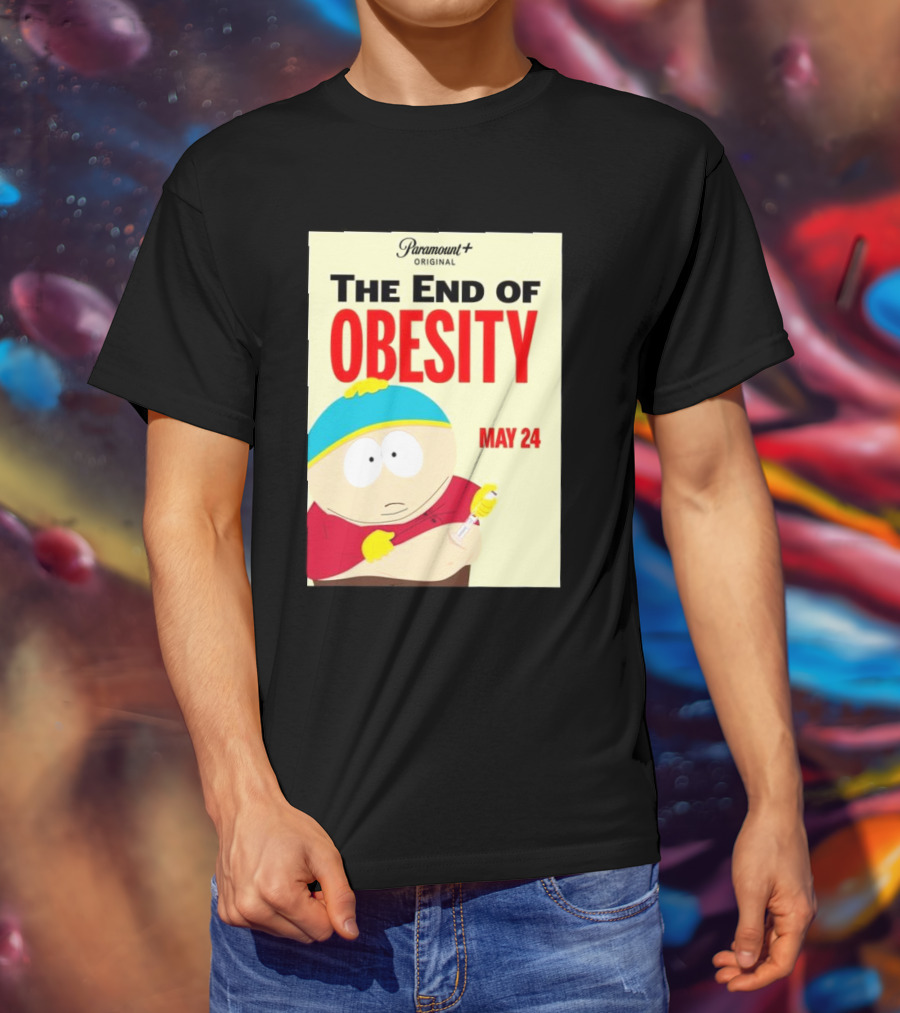 Paramount Original The End Of Obesity May 24 Featuring Iconic Cartoon Character T-Shirt