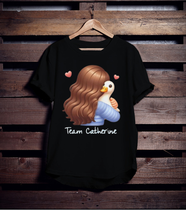 Team Catherine Real Housewives Recaps Duck Emoji Hearts T-Shirt