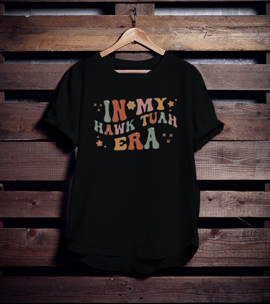 In My Hawk Tuah Era Retro Starburst Elements T-Shirt