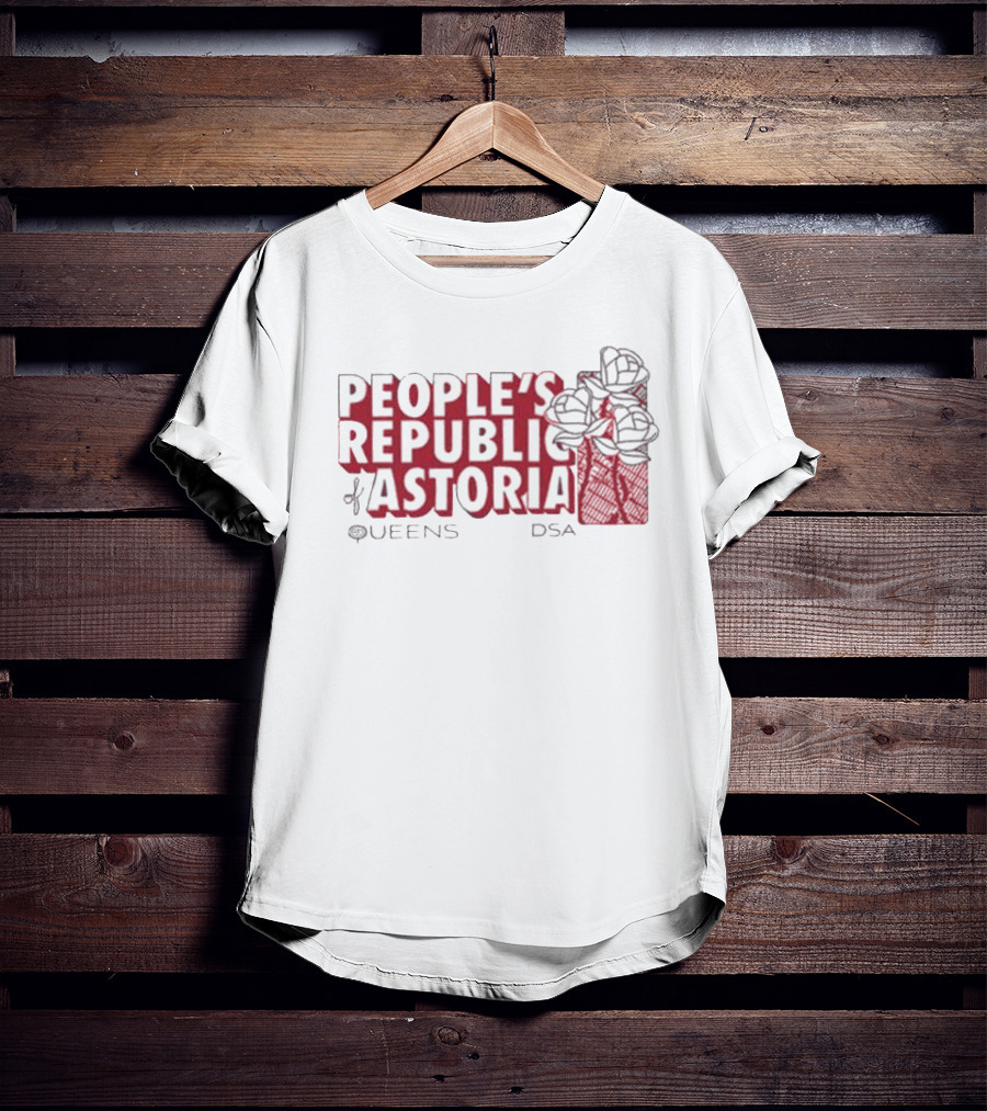 People’s Republic Of Astoria Queens DSA Roses T-Shirt
