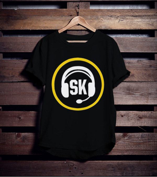 Steve Klauke SK Headset Logo Salt Lake Bees Broadcaster T-Shirt
