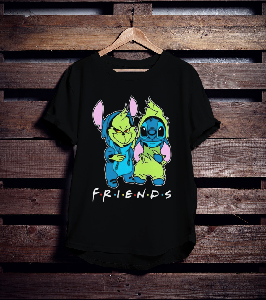 Stitch And Grinch Disney Friends Best Friends For Life T-Shirt