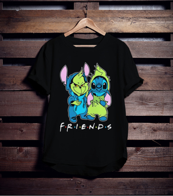 Stitch And Grinch Disney Friends Best Friends For Life T-Shirt