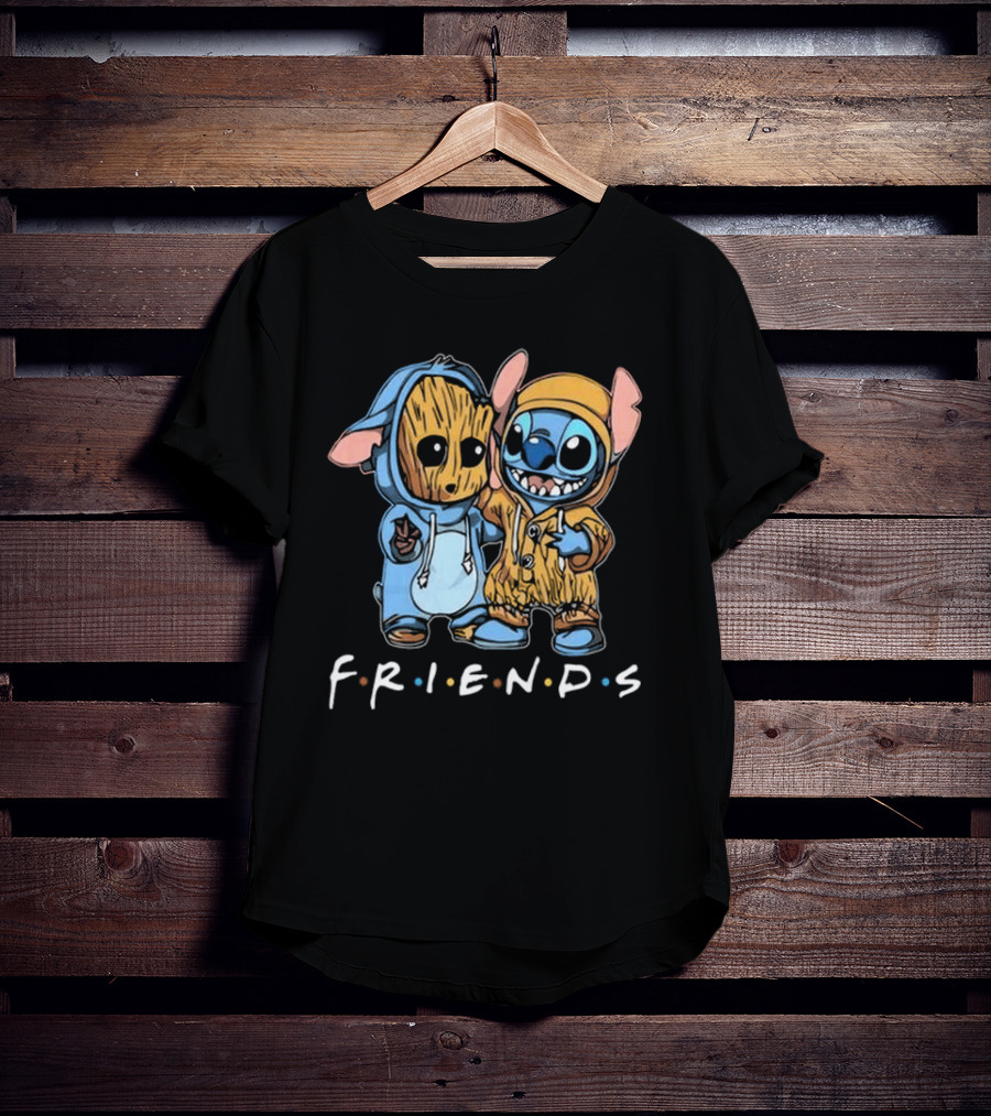 Stitch And Groot Disney Marvel Friends Best Buddies T-Shirt