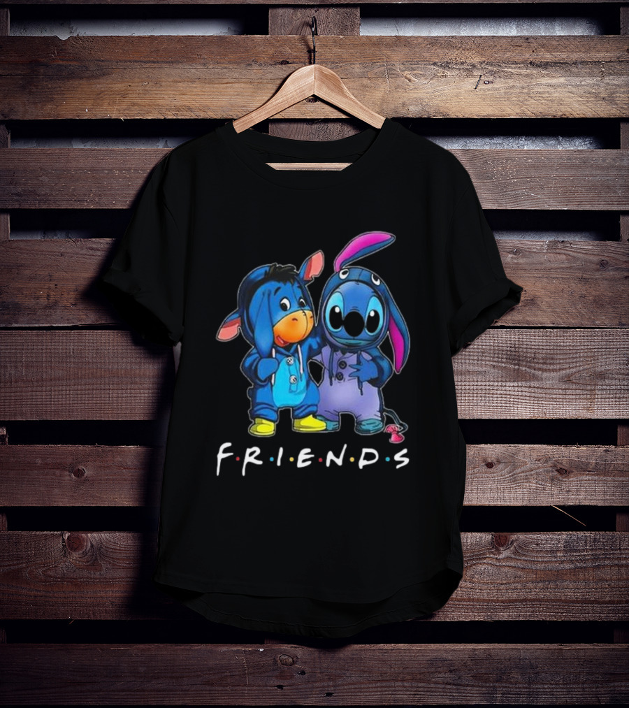 Eeyore Stitch Best Friends For Life F.R.I.E.N.D.S T-Shirt
