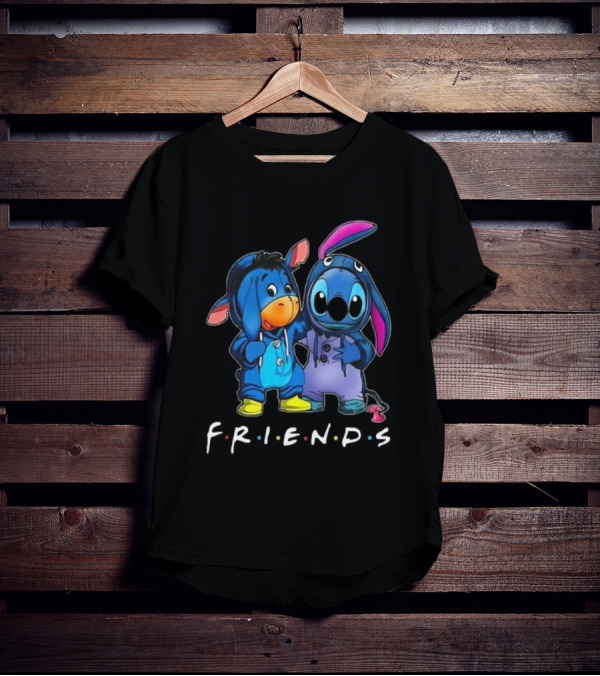 Eeyore Stitch Best Friends For Life F.R.I.E.N.D.S T-Shirt