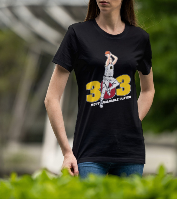 Nikola Jokic 303 Most Valuable Player Basketball 15 T-Shirt