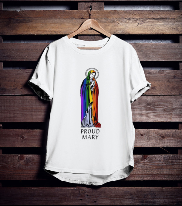Proud Mary With Rainbow Pride Flag Colors T-Shirt
