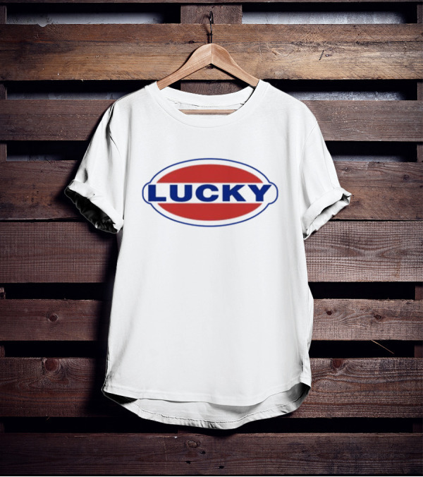Halsey Wearing Lucky Red And Blue Oval T-Shirt