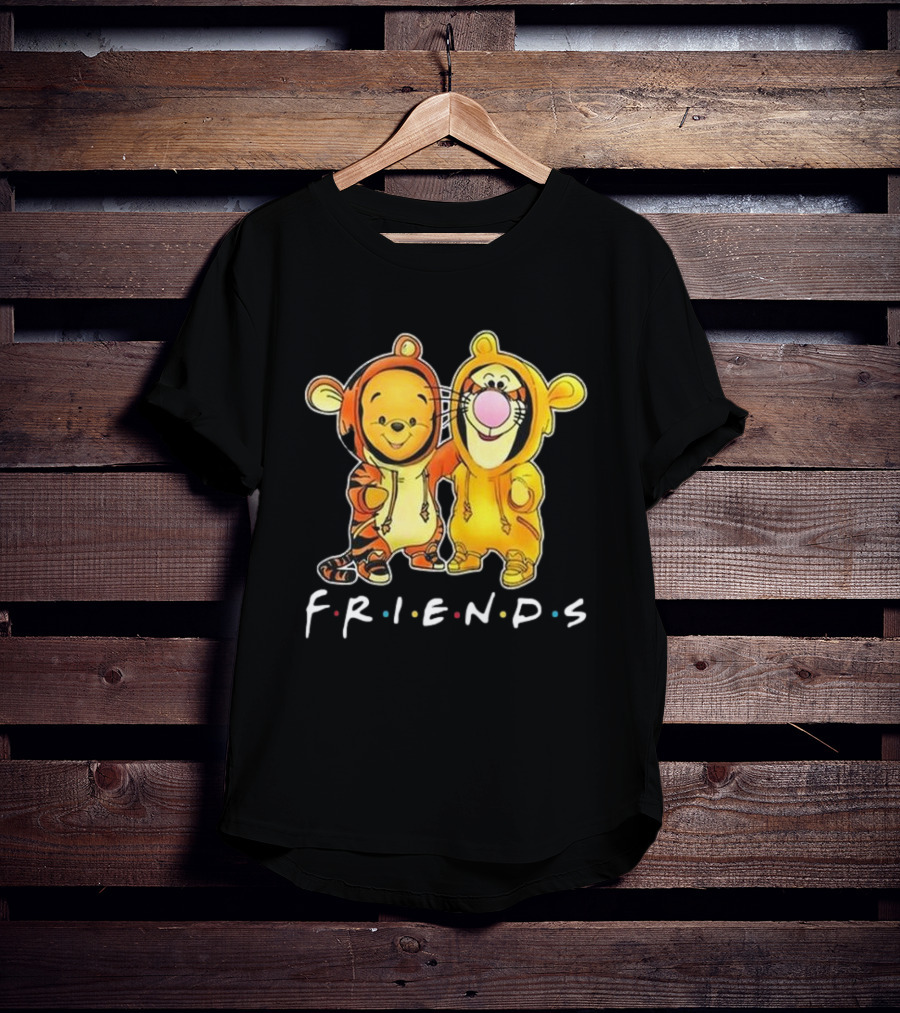 Winnie The Pooh Friends Tigger Style Hoodie Pals T-Shirt
