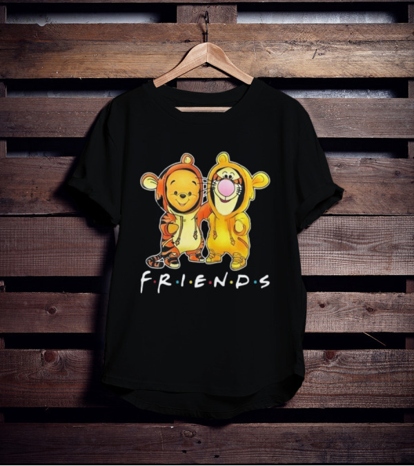 Winnie The Pooh Friends Tigger Style Hoodie Pals T-Shirt